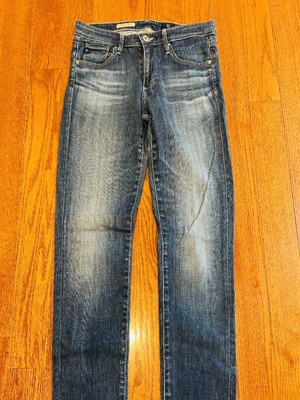 AG  Adriano Goldschmied The Stevie Ankle Slim Straight Ankle jeans SIze 27 R